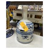JAPANESE POTTERY VASE / BOTTLE