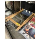 LOT OF MISC FOLDING STOOL DECOR MORE