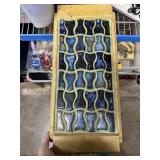 VTG MID CENTURY MERMAID TAIL TILE WALL ART