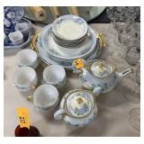 LOT OF VTG TV LIMOGES + CHINA / TEAPOT PLATES CUPS