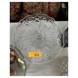 LARGE VTG FLASS CAKE PLATTER