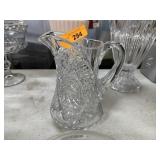 VINTAGE CUT CRYSTAL PITCHER