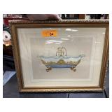 FRAMED BATHTUB / PRINT
