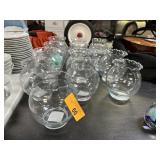 LOT OF FISHBOWL FISH BOWL / VASES