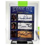 HANK AARON WILLIE MAYS MICKEY MANTLE CARD