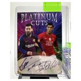 LIONEL MESSI CRISTIANO RONALDO SOCCER CARD