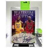 LEBRON JAMES MICHAEL JORDAN BASKETBALL CARD