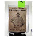 BABE RUTH BASEBALL CARD