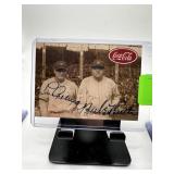 LOU GEHRIG BABE RUTH BASEBALL CARD