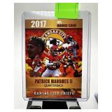 PATRICK MAHOMES II FOOTBALL CARD