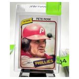 1980 TOPPS PETE ROSE BASEBALL CARD