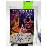 KOBE BRYANT MICHAEL JORDAN BASKETBALL CARD
