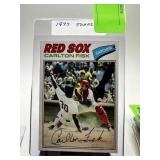 1977 TOPPS CARLTON FISK CARD