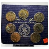 LOT OF PRESIDENTIAL MEDAL TOKENS