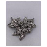 LARGE OPC CN DIMENSIONAL FLOWER BROOCH