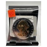 GEORGE WASHINGTON GOLF PLATED TOKEN 250TH ANN