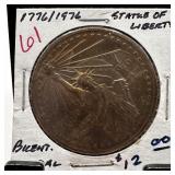 1976 BICENTENNIAL MEDAL TOKEN