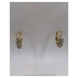 SIGNED JOAN BOYCE PIERCED EARRINGS