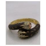 SIGNED PJM HINGED BANGLE BRACELET