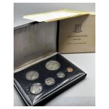 BRITISH VIRGIN ISLAND PROOF SET / STERLING SILVER