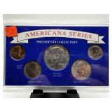 AMERICANA SERIES COIN SET 1964 SILVER JFK QUARTER