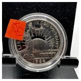 1986 PROOF LIBERTY CLAD HALF DOLLAR