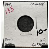 1949 DENMARK 1 ORE COIN