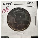 2005 JFK HALF DOLLAR HIGH GRADE