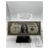 1935-G $1 SILVER CERITIFICATE CURRENCY NOTE