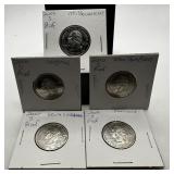 LOT OF 5 PROOF WASHINGTON QUARTERS