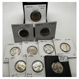 LOT OF 10 MIXED HIGH GRADE JEFFERSON NICKELS