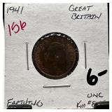 1941 GREAT BRITAIN FARTHING
