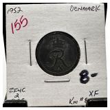 1952 DENMARK 2 ORE COIN