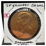 JFK HIGH GRADE JFK INAUGURAL MEDAL