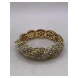 SIGNED JOAN BOYCE HINGED BANGLE BRACELET