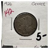 1926 GREECE 1 DRACHMA