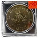 VINTAGE THE CHICKEN RANCH BROTHEL TOKEN