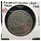 1968 AMARILLO TEXAS TOKEN