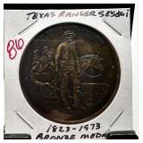 TEXAS RANGER SESQUICENTENNIAL BRONZE MEDAL
