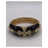 SIGNED JOAN BOYCE MALTESE CROSS BANGLE BRACELET