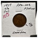 1929-S/S WHEAT PENNY CENT RPM-002