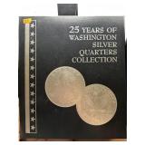 25 YEARS SILVER WASHINGTON QUARTERS 50 COINS
