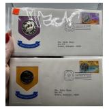 2PC BRITISH VIRGIN ISLANDS COINS FIRST DAY COVERS