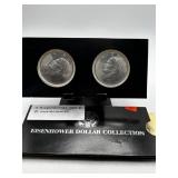 2PC HIGH GRADE 1976 BICENTENNIAL IKE DOLLARS