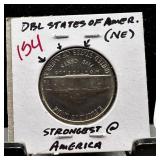 DOUBLE STATES OF AMERICA JEFFERSON NICKEL