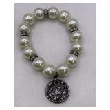 SIGNED JOAN BOYCE LOVE CHARM BRACELET