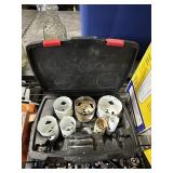 SET OF HOLE SAW DRILL BITS