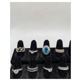 RING LOT OF 8