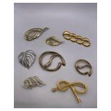 BROOCH LOT OF 8