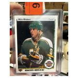 1990-91 UPPER DECK MIKE MODANO ROOKIE HOCKEY CARD